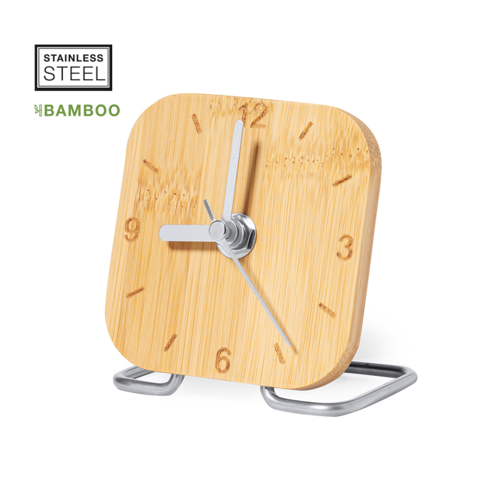 Bamboo Desk Clock - Bacton - Winfrith Newburgh