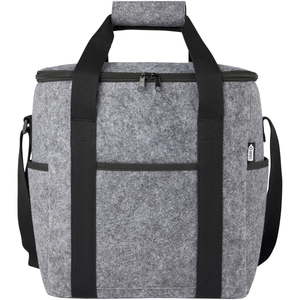 A large cooler bag made from recycled felt. - Attenborough