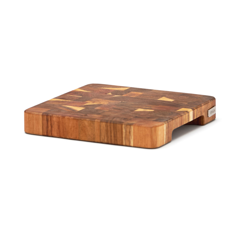A cutting board crafted from end-grain acacia wood - Froxfield - Corfe Castle