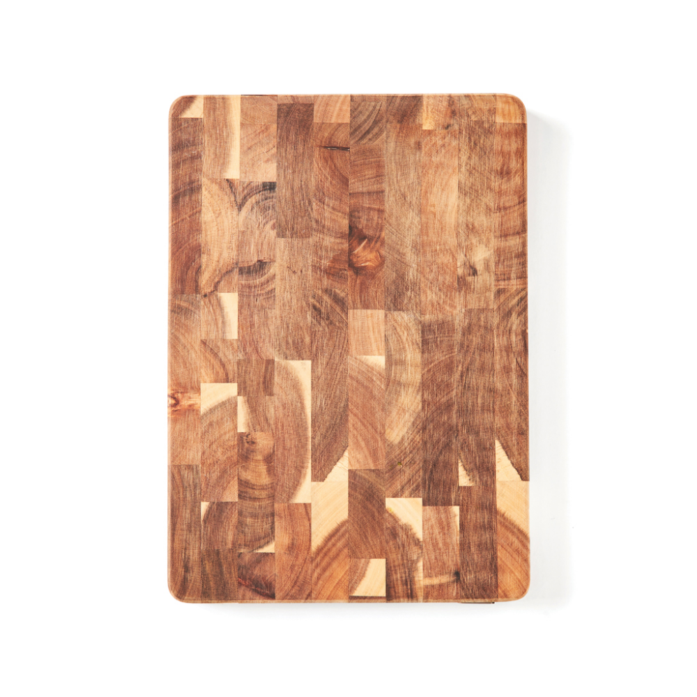 Planche à découper en bois d'acacia à grain d'extrémité - Chambon-sur-Cisse