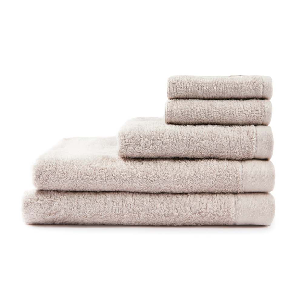 Set di asciugamani in cotone-tencel in toni della terra - Porto Ceresio