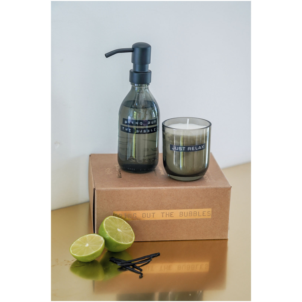 AmberLux Hand Soap and Scented Candle Set - Chiddingly - Great Wyrley