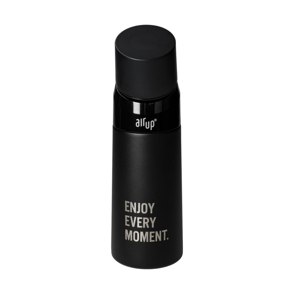 Stainless steel water bottle with engraved design and scented feature - Llandovery