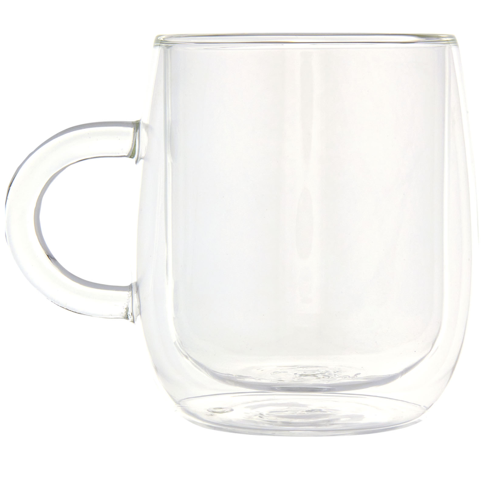 A latte mug made of double-walled borosilicate glass - Ashby-de-la-Zouch