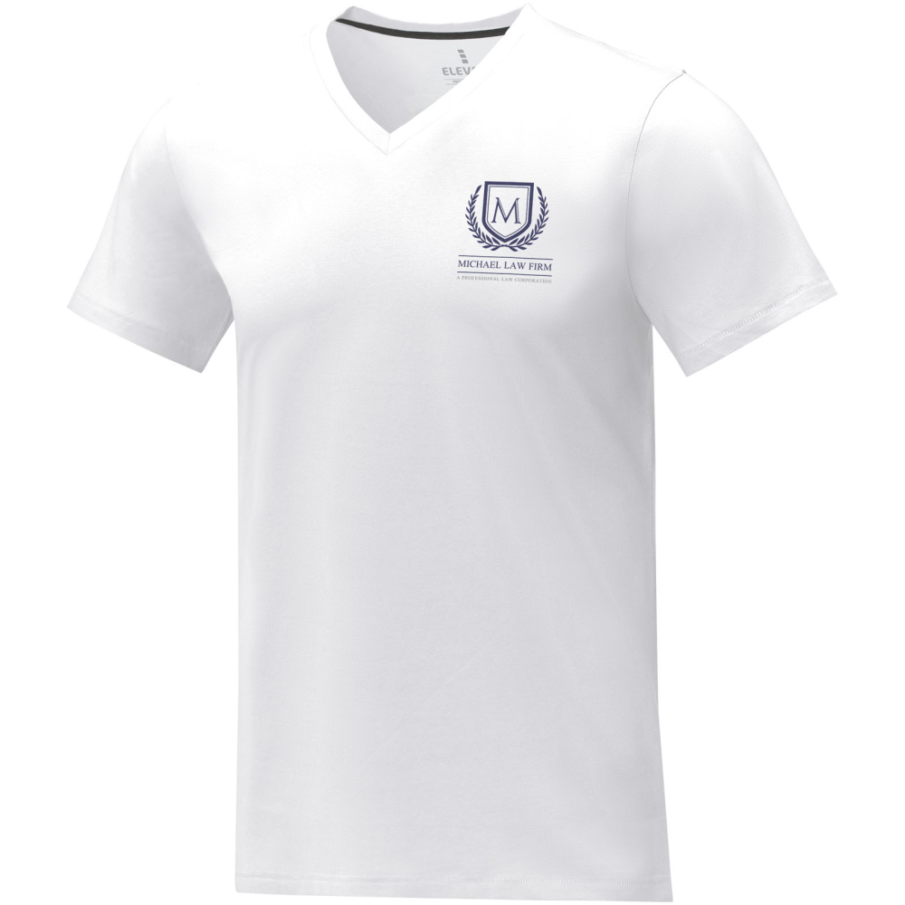 T-shirt à col V à manches courtes pour hommes de Somoto - Ramonville-Saint-Agne