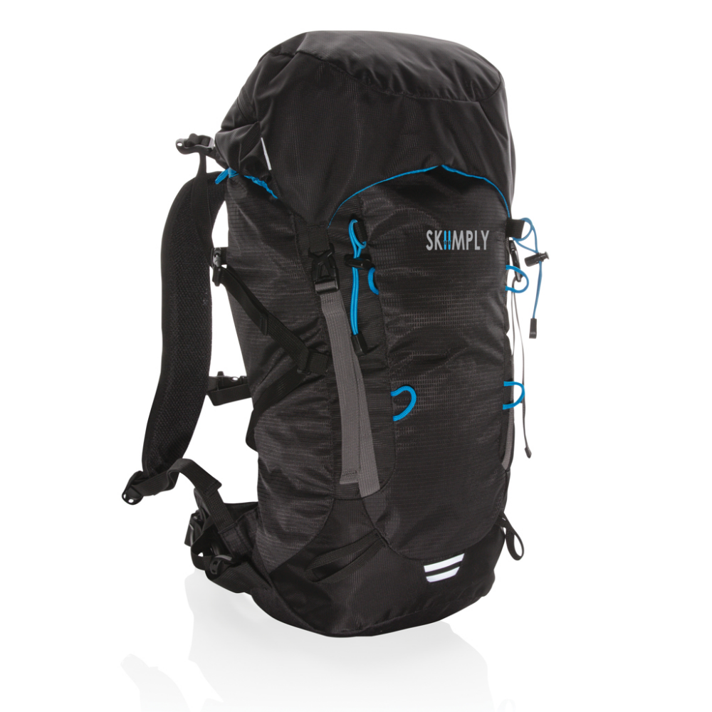 Sporty Rugged Hiking Backpack - Grays