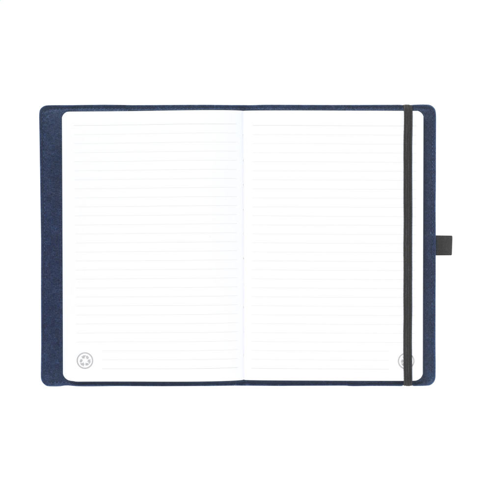 Durable A5 Notebook with Removable RPET Felt Cover - Widnes