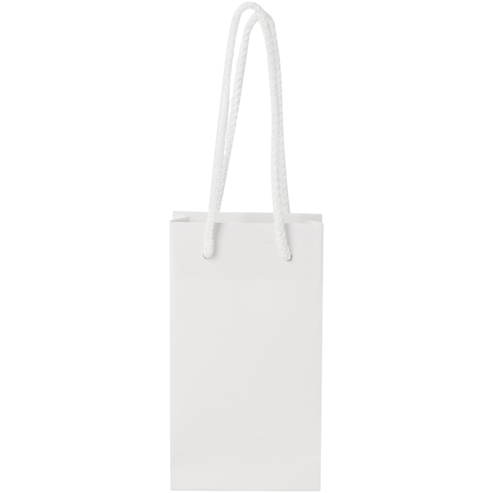 Handmade Matte Integra Paper Bag with Plastic Handles - Alkington