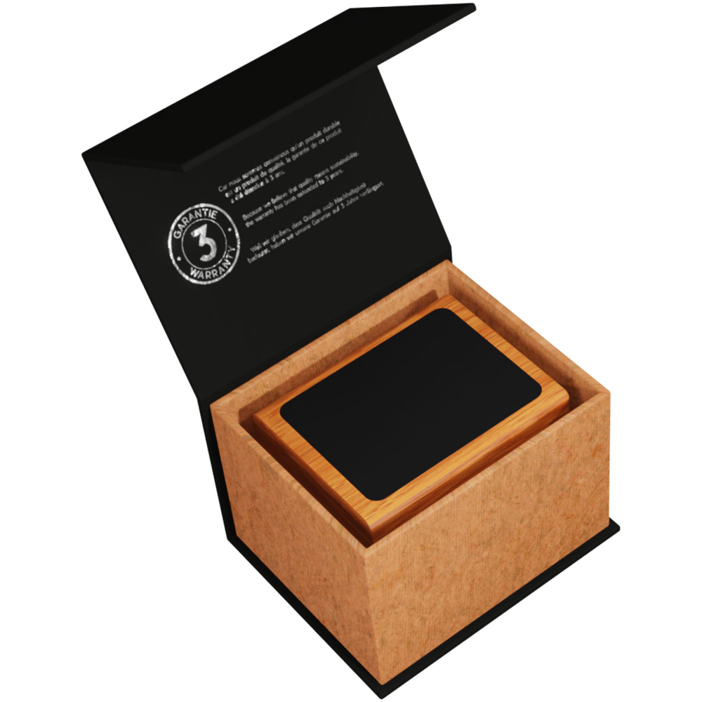 Portamatite in legno USB con logo luminoso - Zenevredo