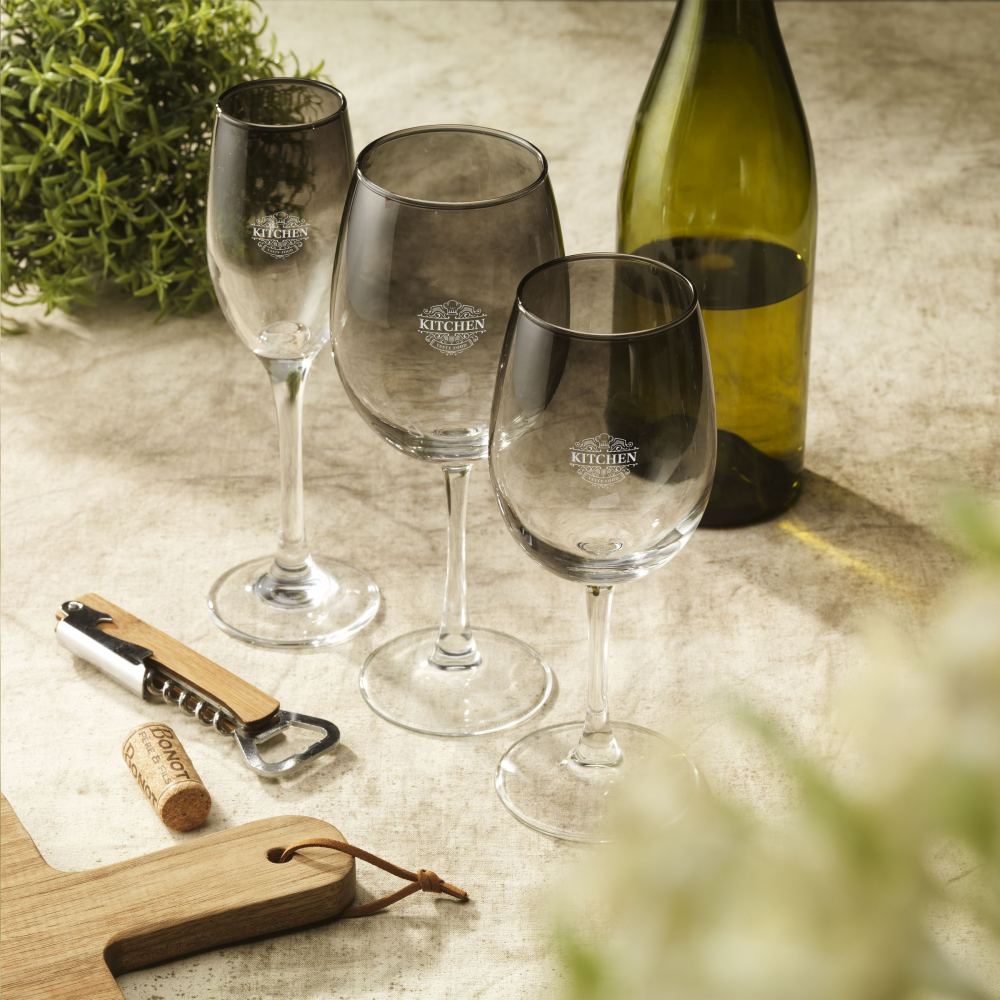 Smokey Wine Glass Set - Earlswood