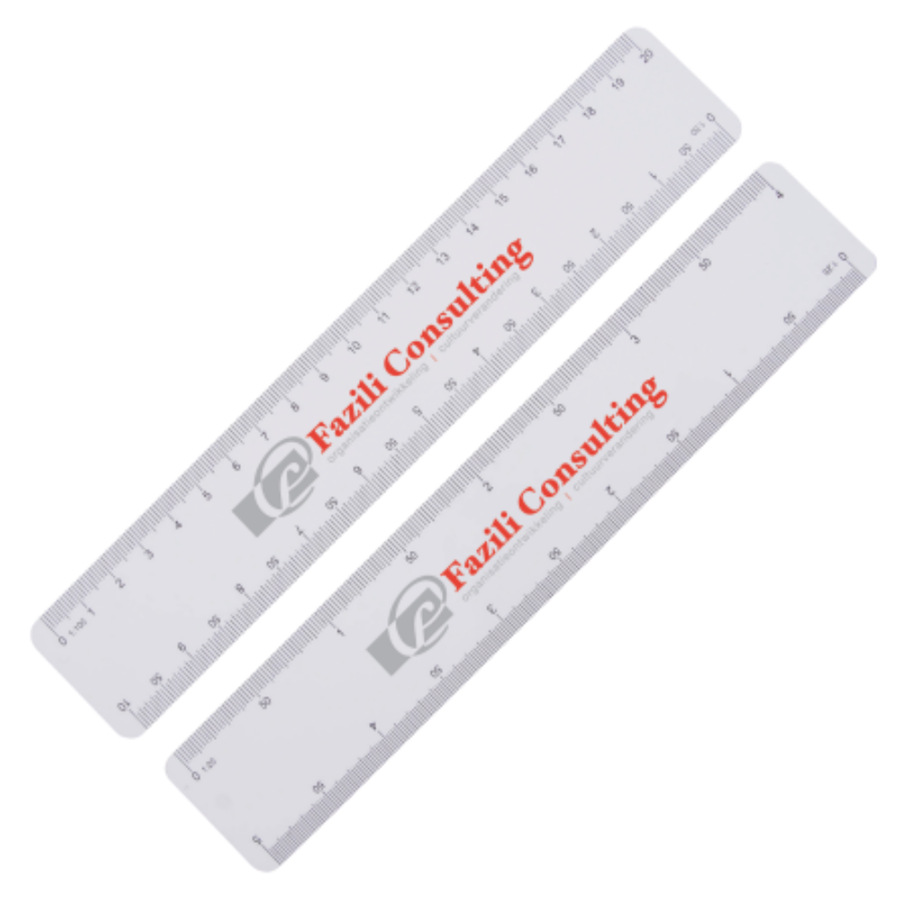 A four-scale plastic ruler for mailing - Achiltibuie