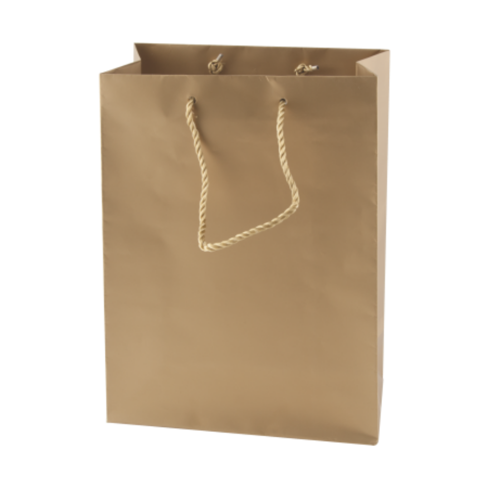 Silver and Gold Matte Paper Bag - Fort Augustus