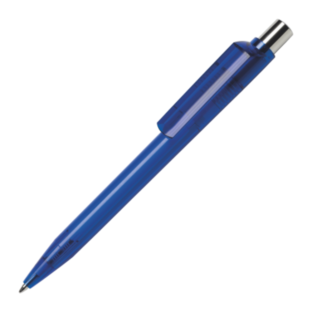 DOT D1 30 CR Kugelschreiber mit glänzender Oberfläche und blauer Tinte - Billerbeck 