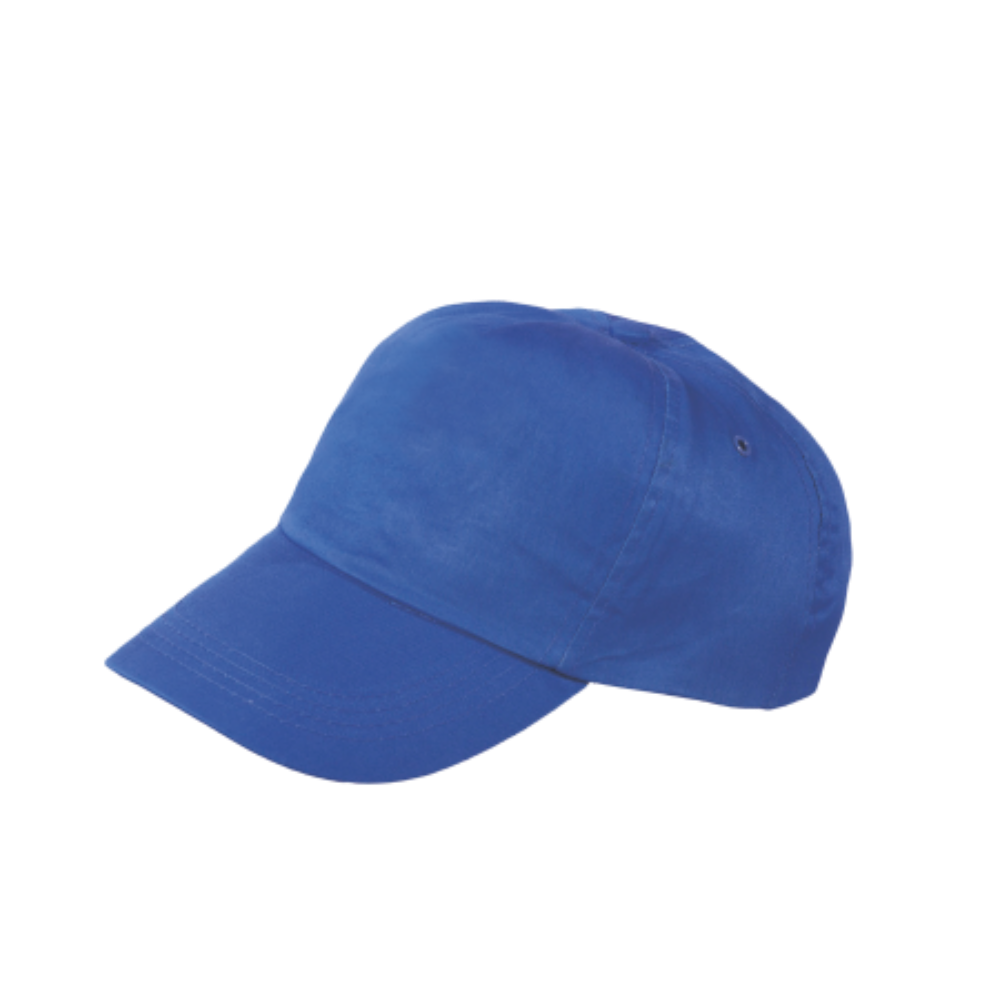 Cappello da baseball per bambini a 5 pannelli in cotone con cinturino in velcro - Arosio