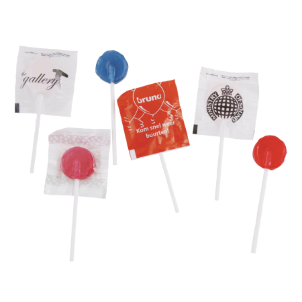 Personalisierte Flache Lollipop - Schlitz 
