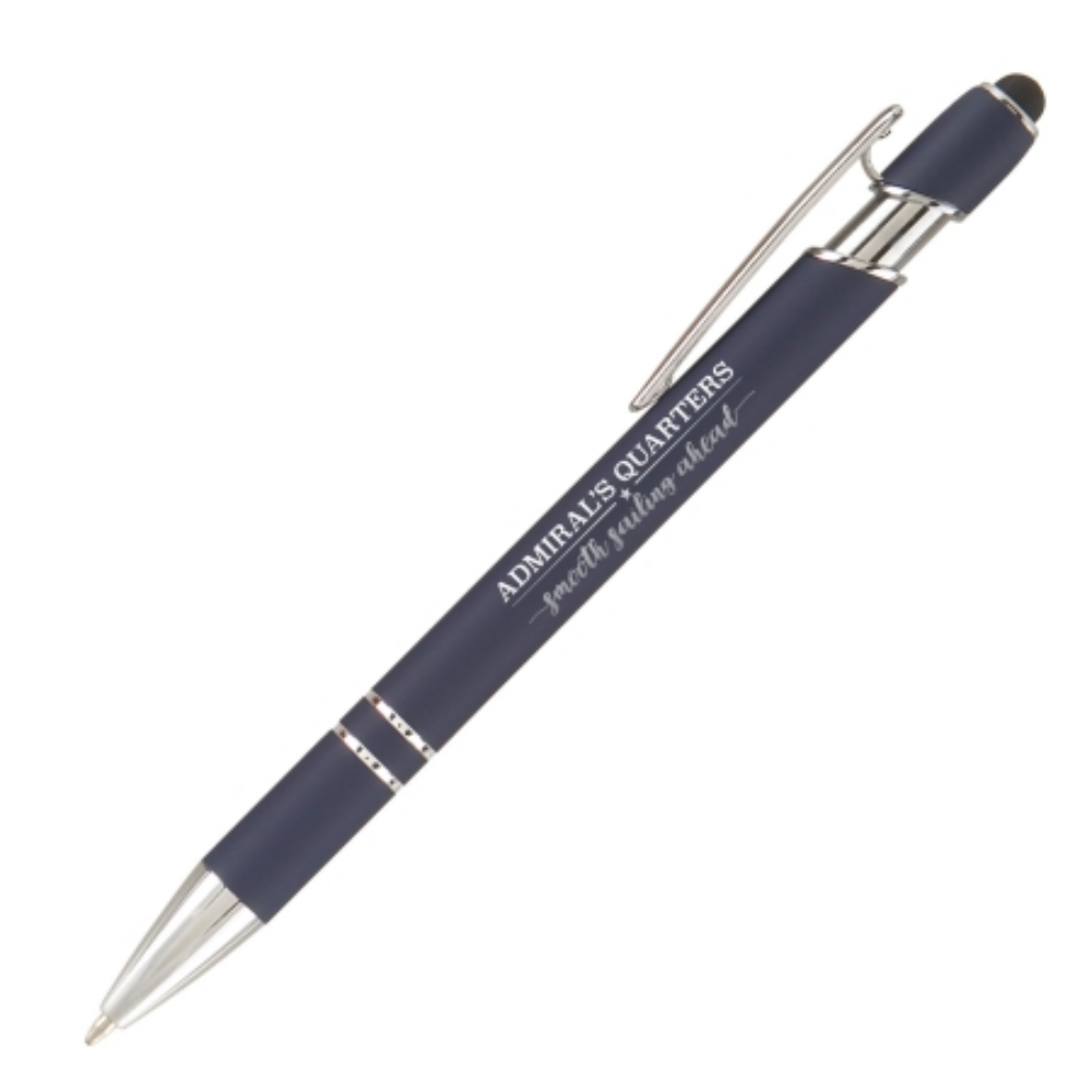 GARDEN Soft Touch Stylus Ballpoint Pen with Laser Engraving - St. Albans