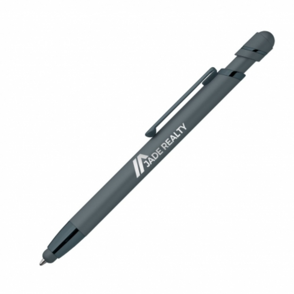 BUTON ballpoint pen with a soft touch and laser engraving - Wick