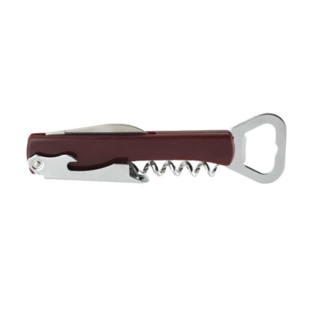 A multi-purpose knife for waiters that includes a bottle opener. - Selborne