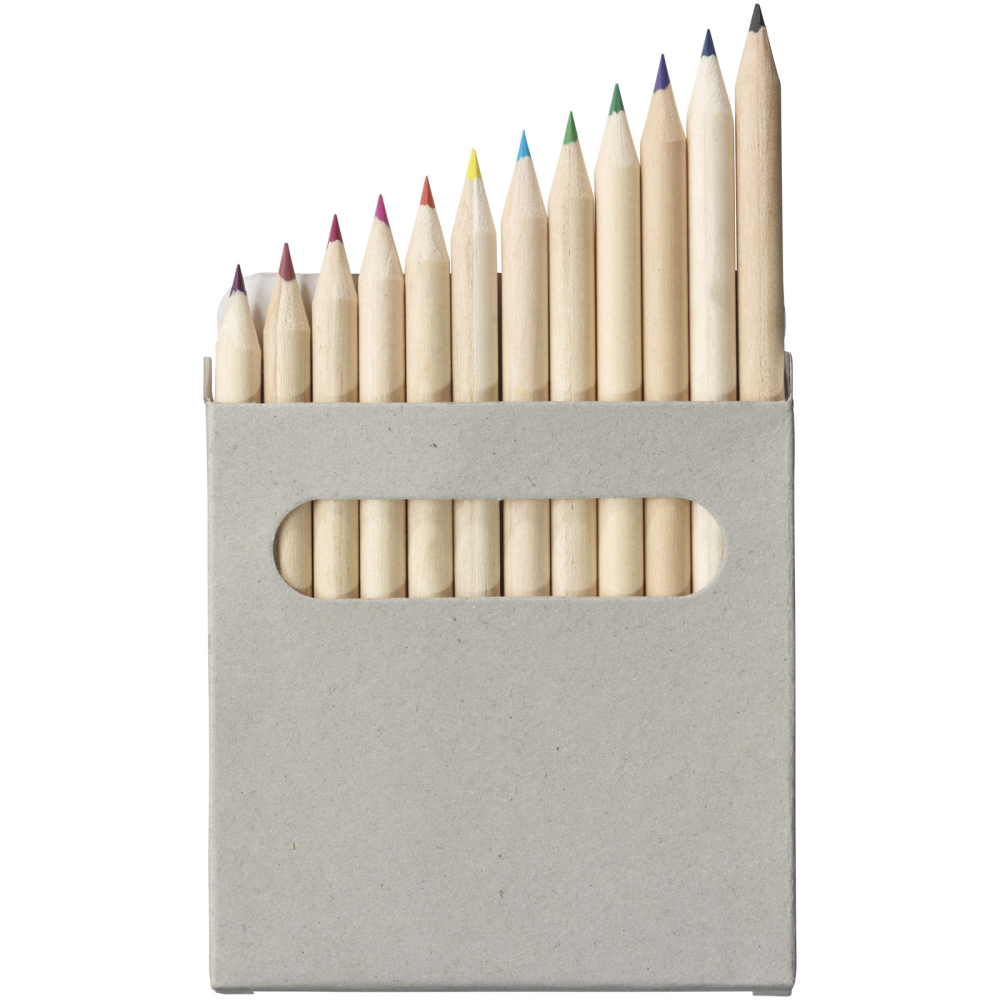 Ensemble de 12 crayons de couleur Tallin - Villefrancœur