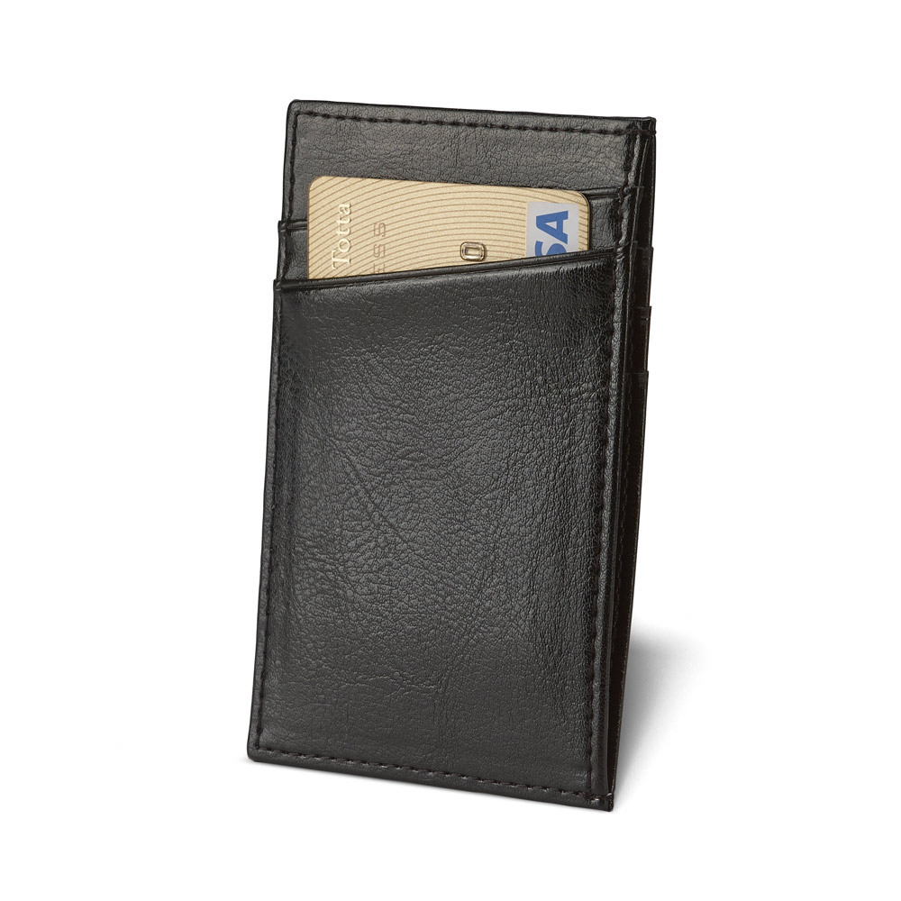 KUTCHER. Leather card holder with RFID blocking - Drayton Bassett