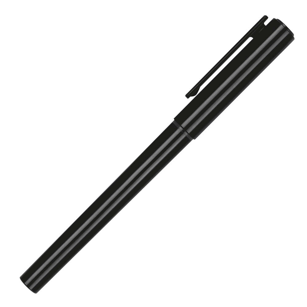 Kunststoff-Rollerball-Stift mit Tinte - Herzberg 