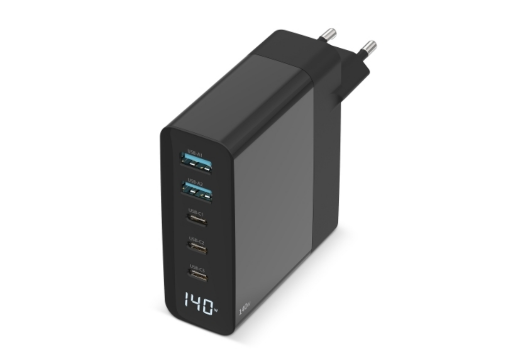 CH-1003 Chargeur mural 140W GaN Power Delivery - Rosel