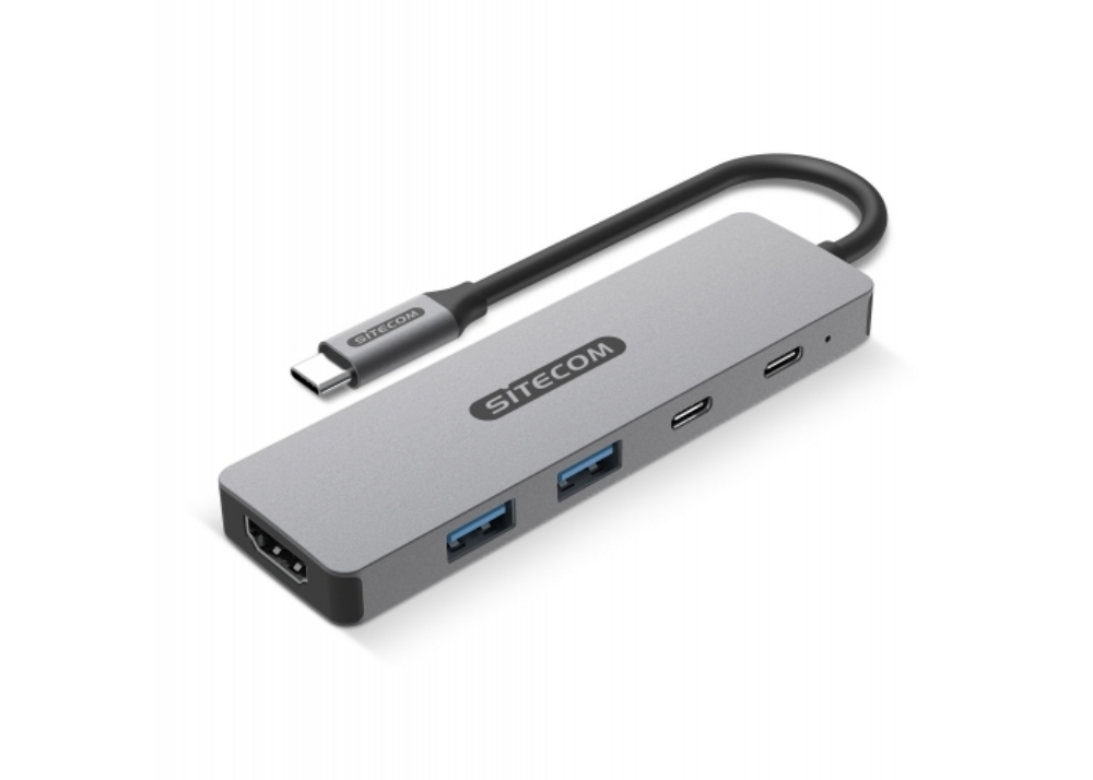 Sitecom CN-5502 5 in 1 USB-C Power Delivery Multiport Adapter - Stockton-on-Tees