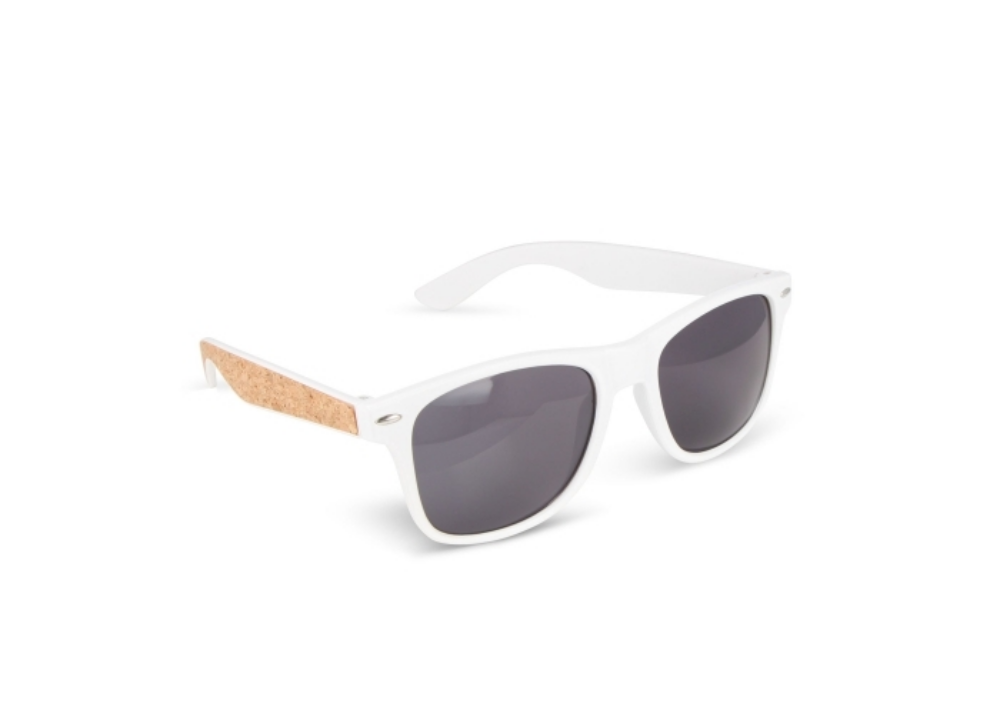 Justin RPC sunglasses with cork inlay and UV400 protection - New Forest