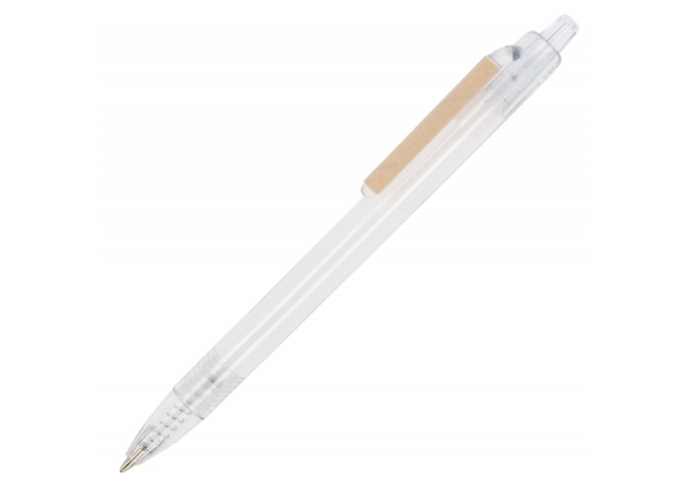 Bolígrafo de bola con clip para papel hecho de material oceánico - Lagartera
