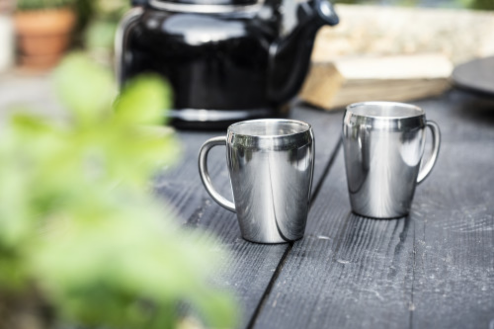 Naya stainless steel double-walled mugs - Manchester