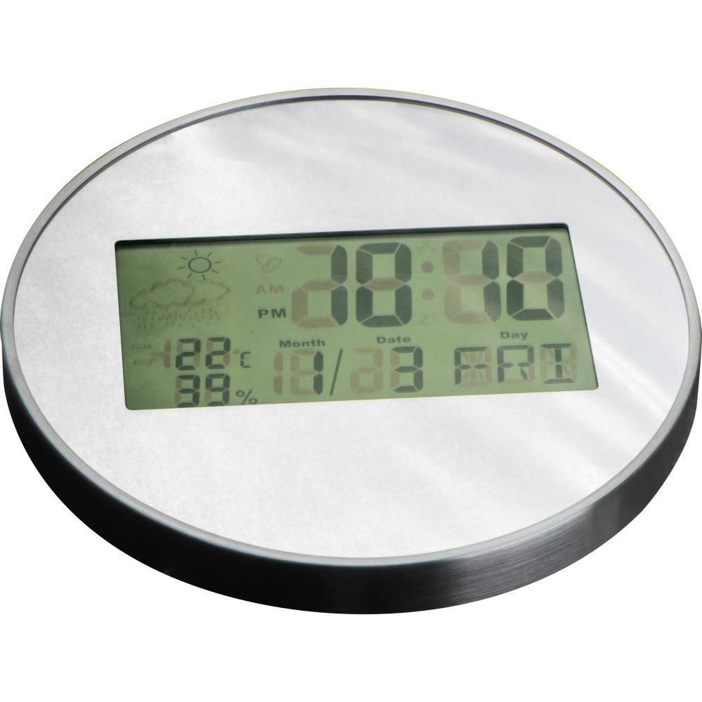 Wall clock with digital display - St Andrews