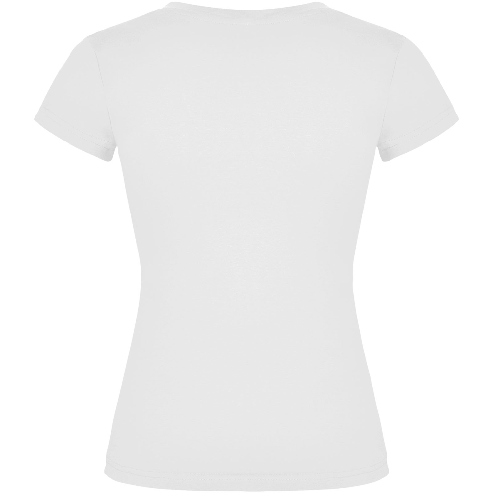 Camiseta de cuello en V para mujer con manga corta Victoria - Almuniente