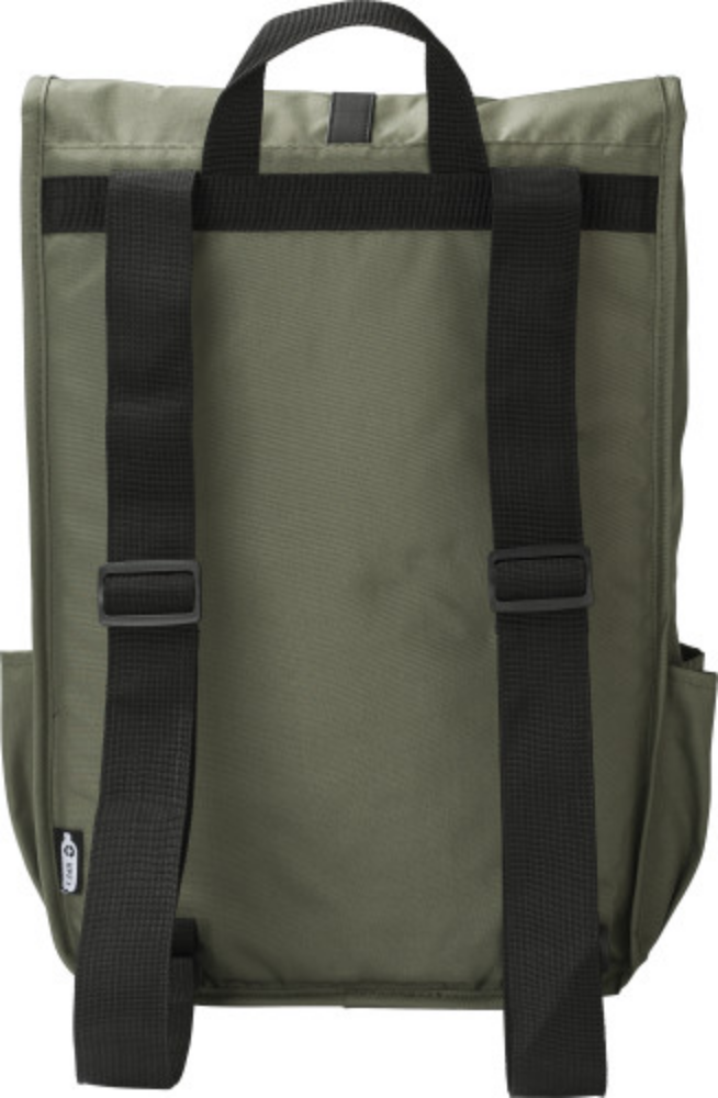 Lyric backpack with a flap made of RPET Polyester (300D) - Ibstock