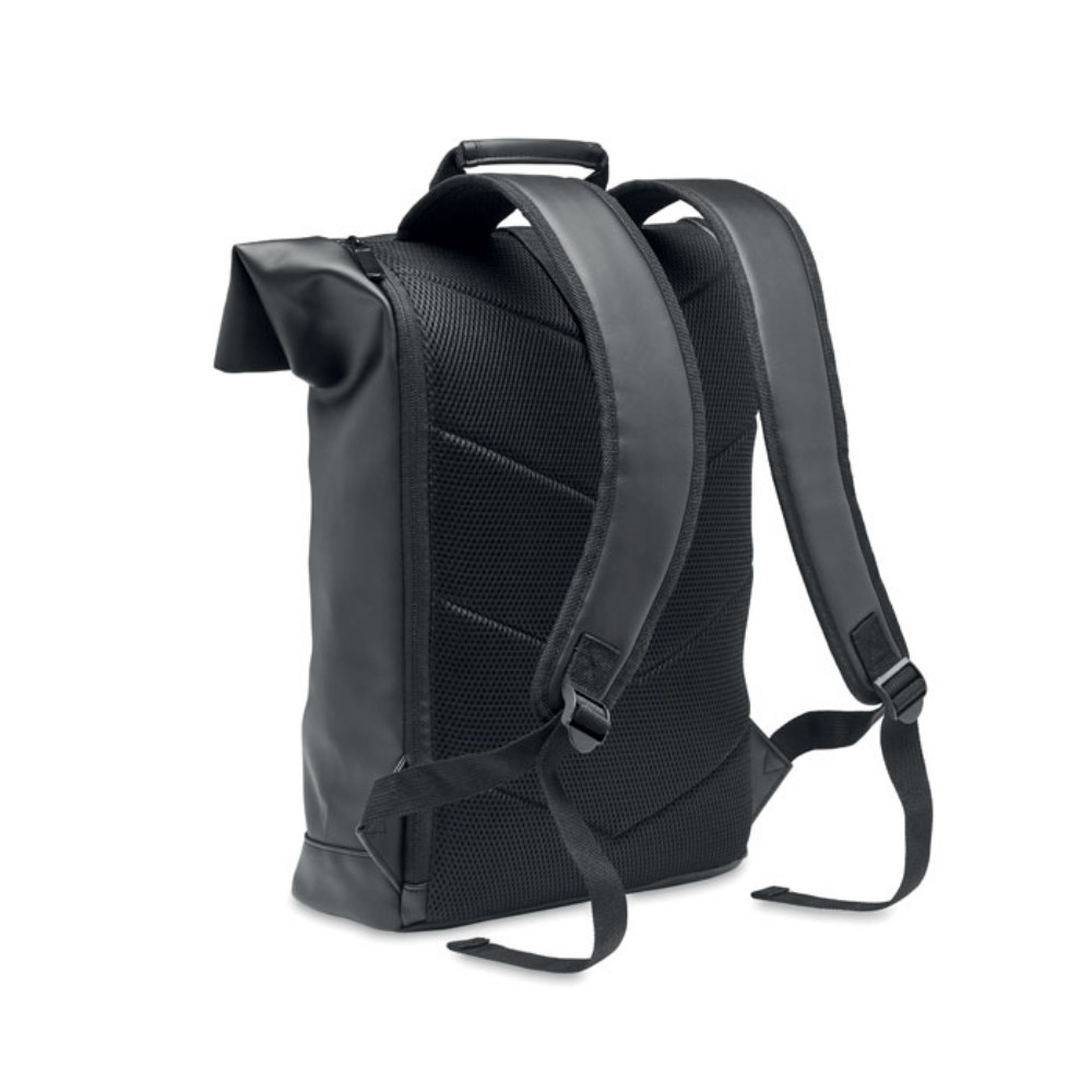 Backpack for laptop made of Polyurethane with a rolltop design - Appleton Thorn