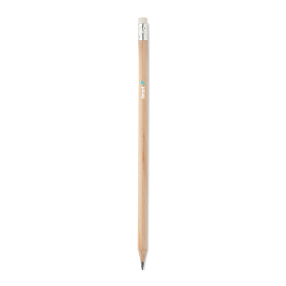 Natural pencil with eraser - Marbury