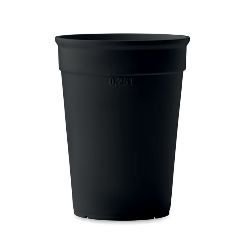 Recycled Polypropylene (PP) cup with a capacity of 300ml - Holbrook