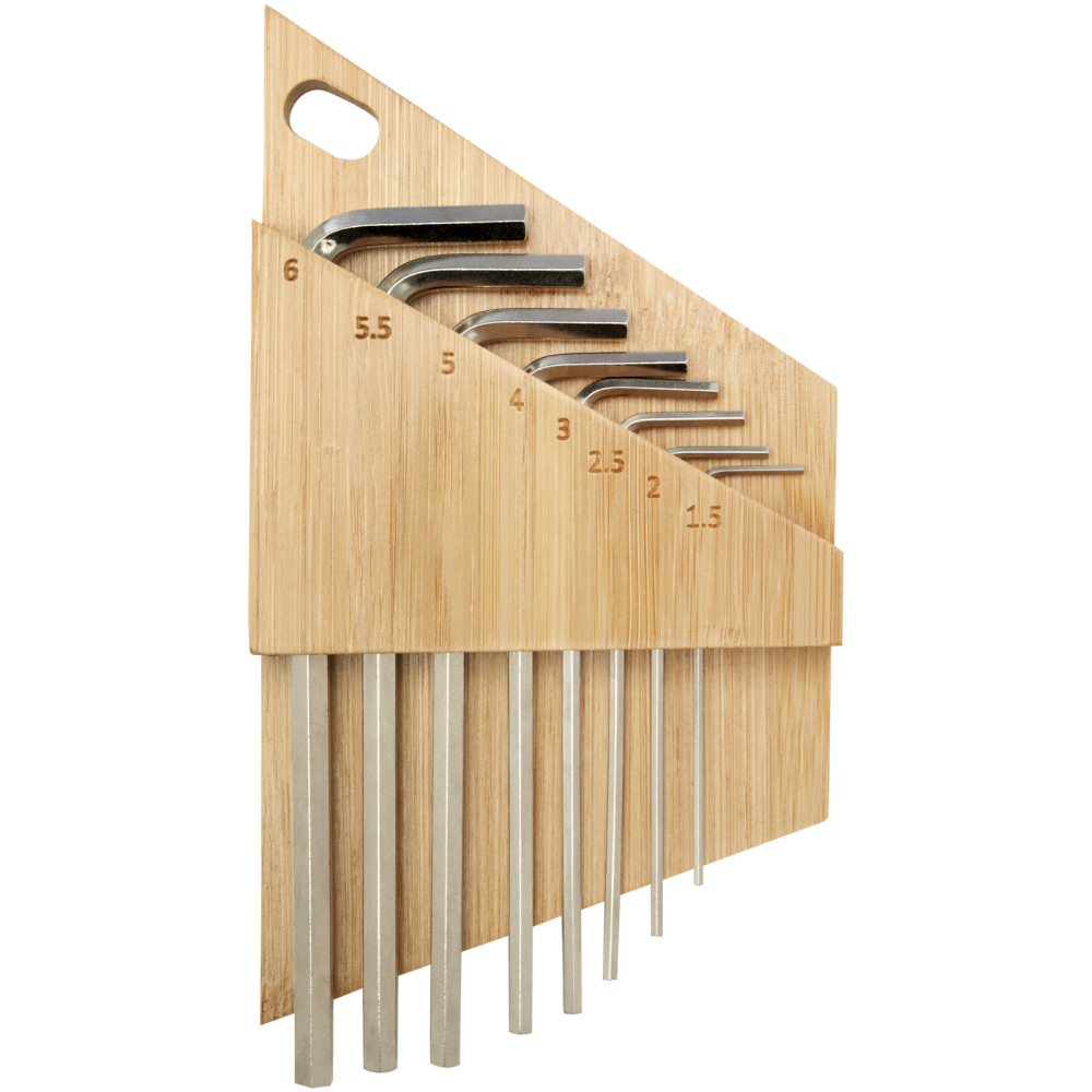Ensemble d'outils de clé hexagonale en bambou Allen - Blaison-Gohier