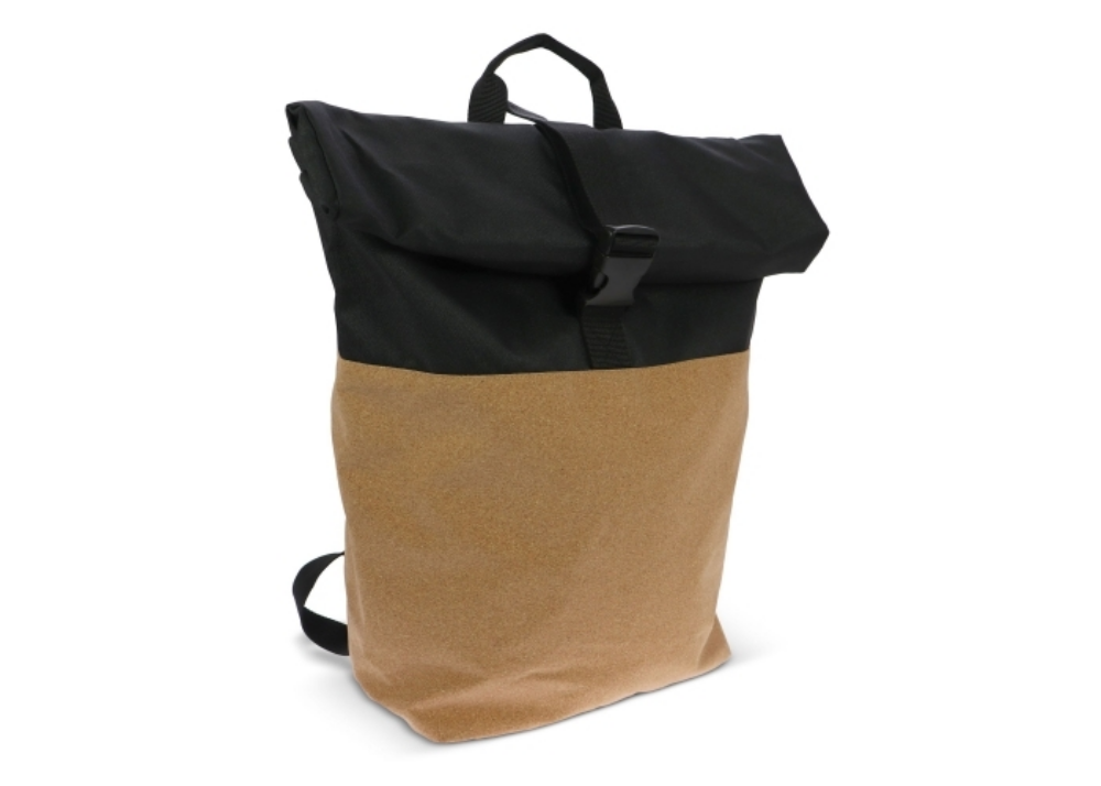 18L Cork & R-PET Rolltop Backpack - Aldershot
