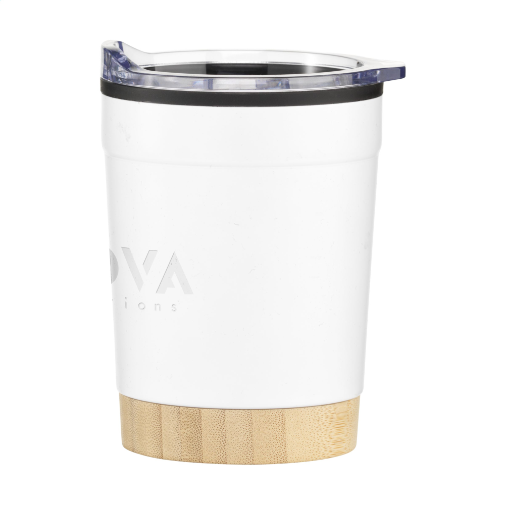 Kobe Bamboo RCS Recycled Steel 350 ml coffee cup - Chalford