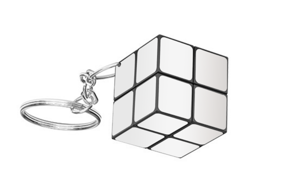 Porte-clés Rubik's Cube 2x2 (24mm) - Saint-Didier-sur-Doulon