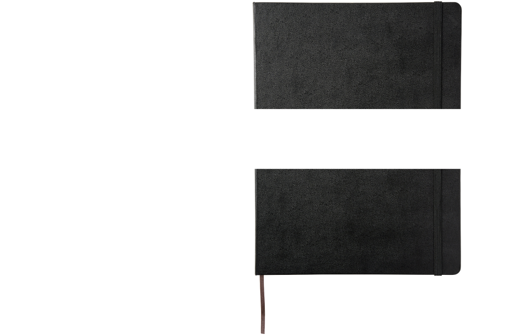 Moleskine XL hard cover notitieboek - stippen