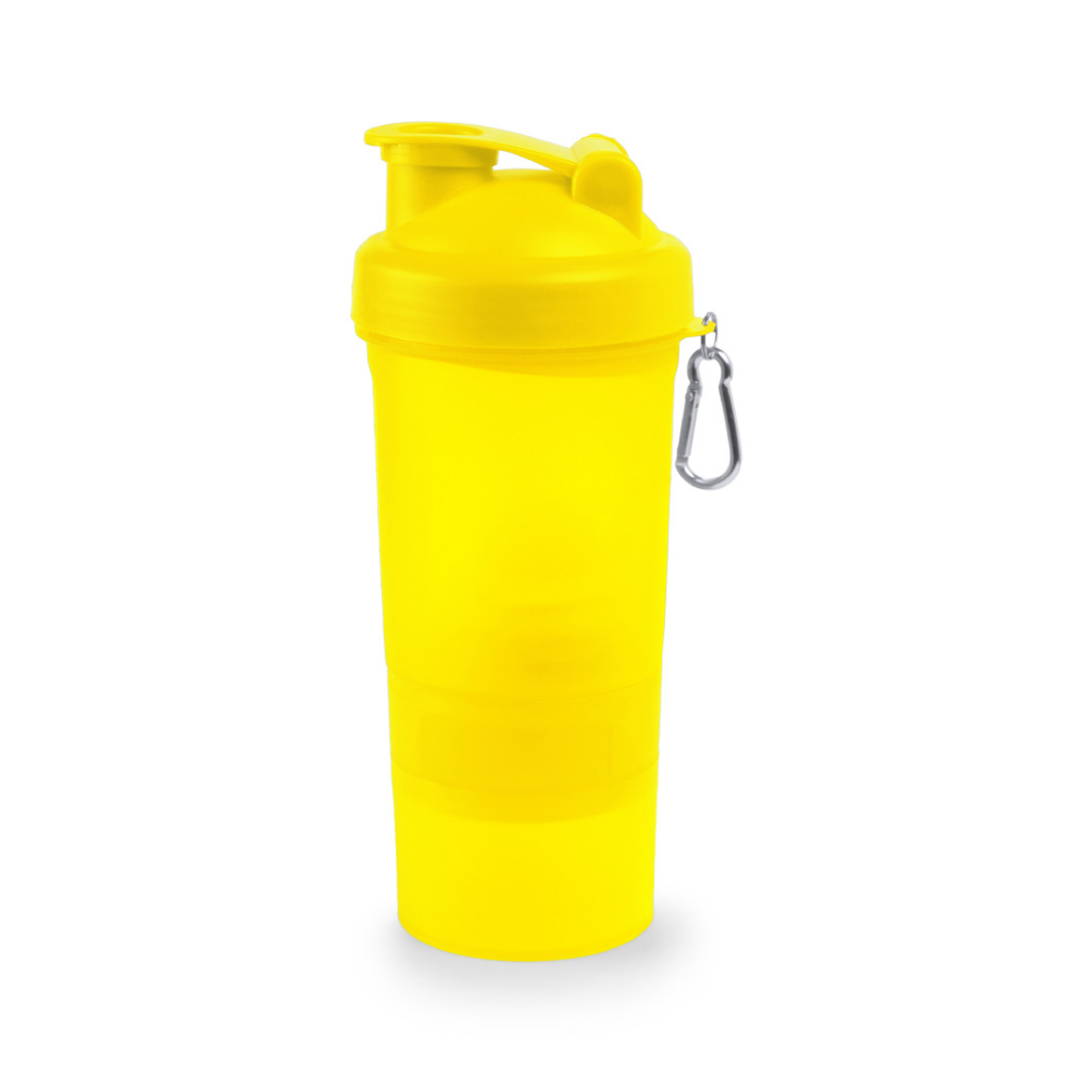 Shaker met compartimenten (400 ml)