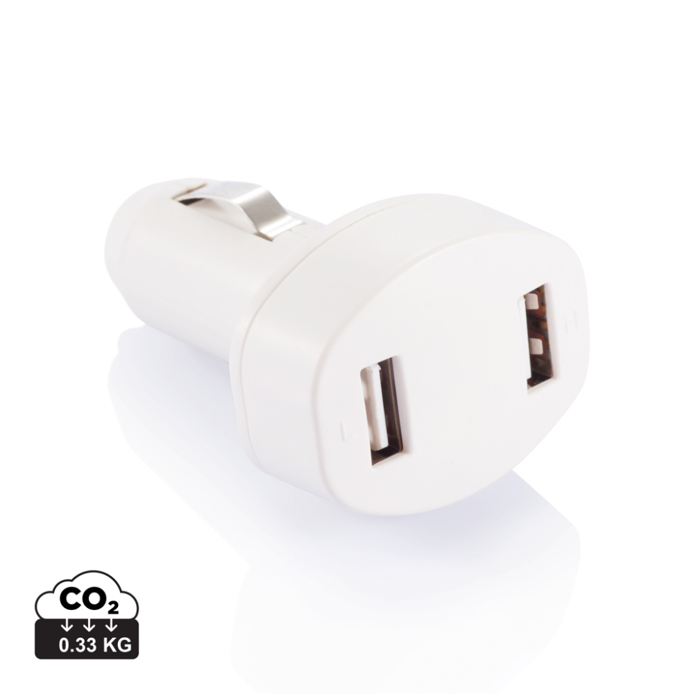Oval USB carcharger
