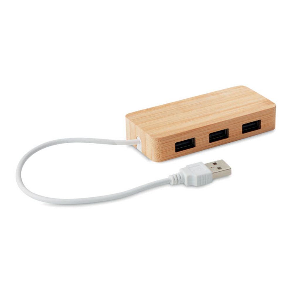 Sirolo bamboe USB hub 