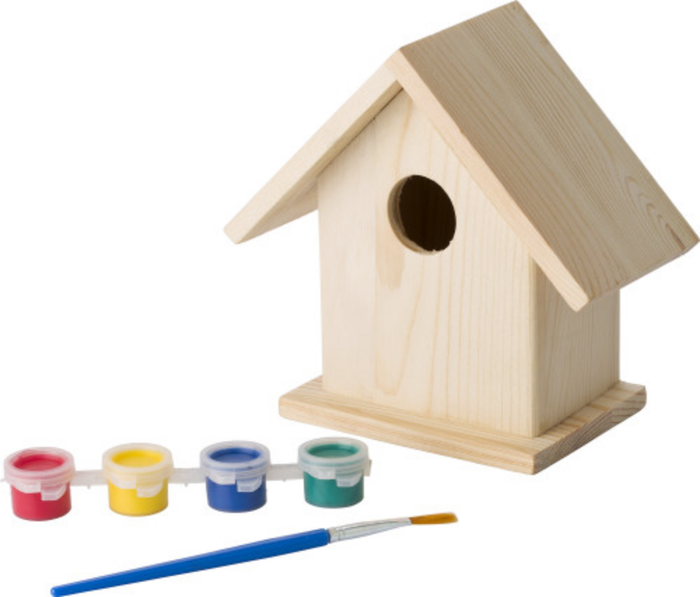 BirdyPaint houten vogelhuis