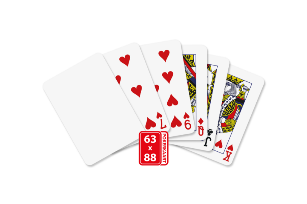 Pokerkaarten in doosje