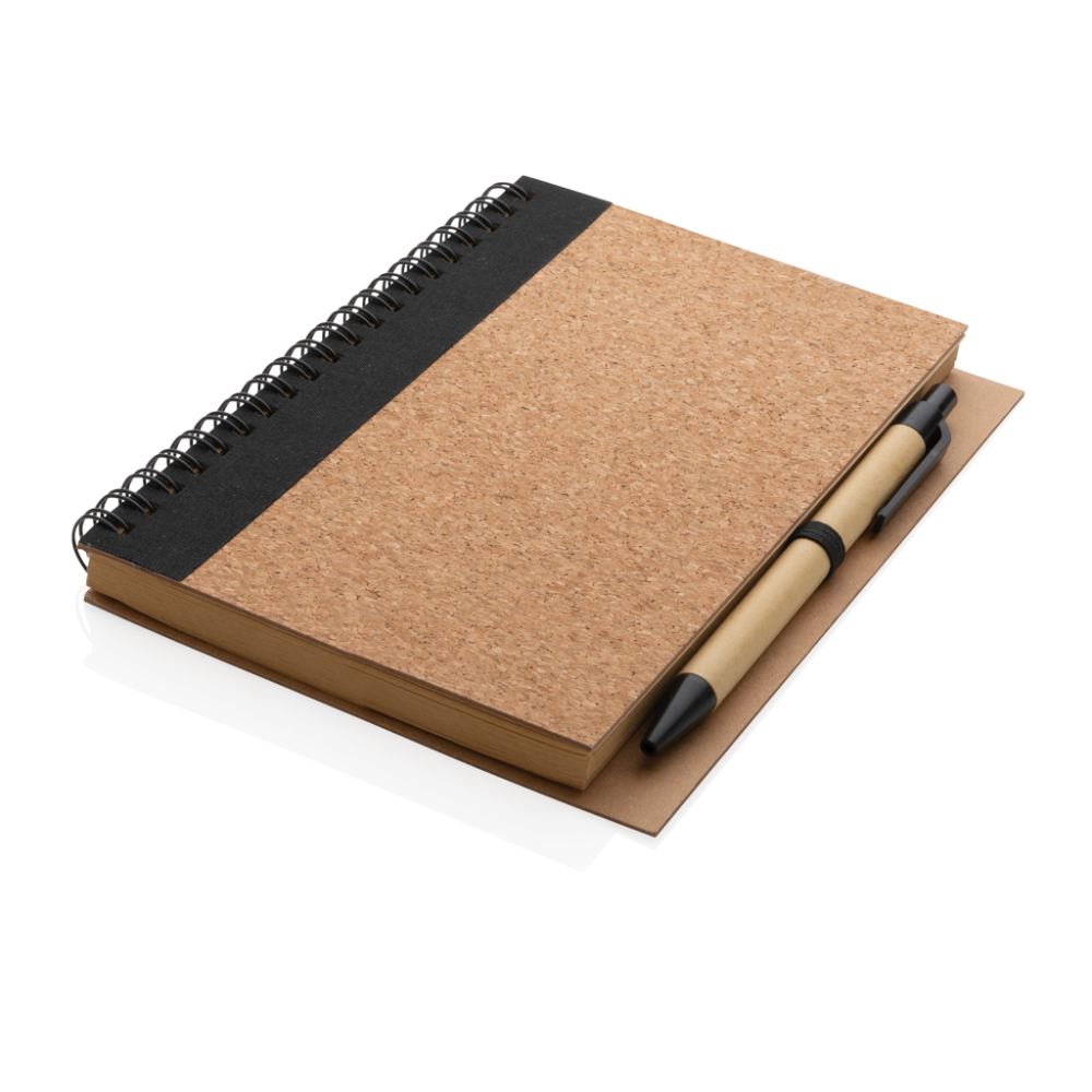 CorkNote notitieboekje met pen