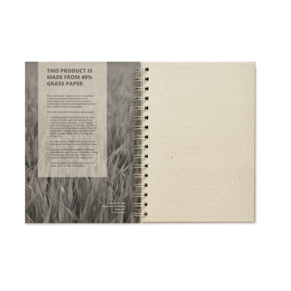 Shimmer A5 notitieboek graspapier