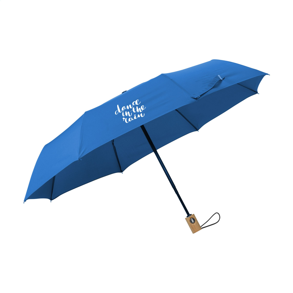 Houston opvouwbare RPET paraplu 21 inch
