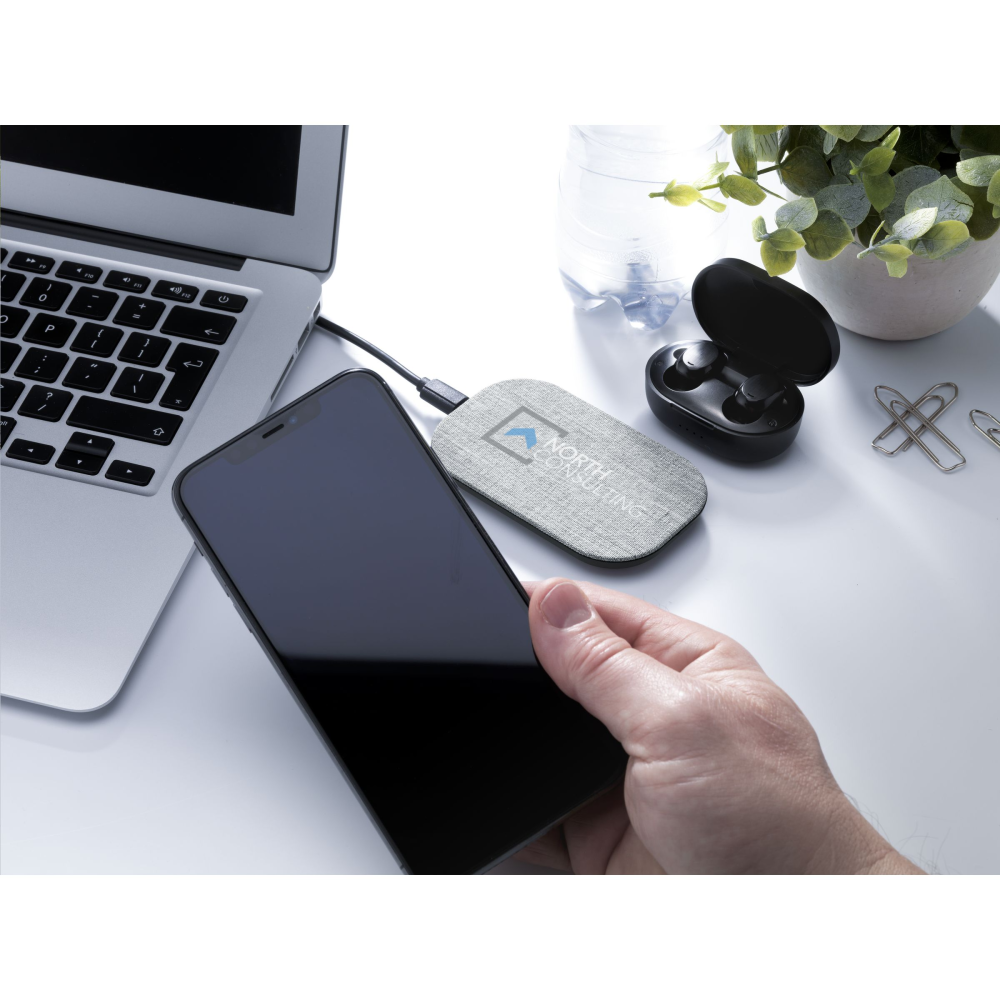 Japton RPET wireless charger 10W draadloze oplader